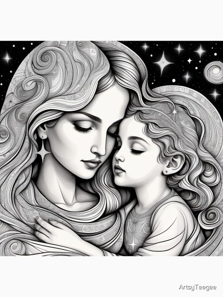 Madonna and Child Pullover Hoodie