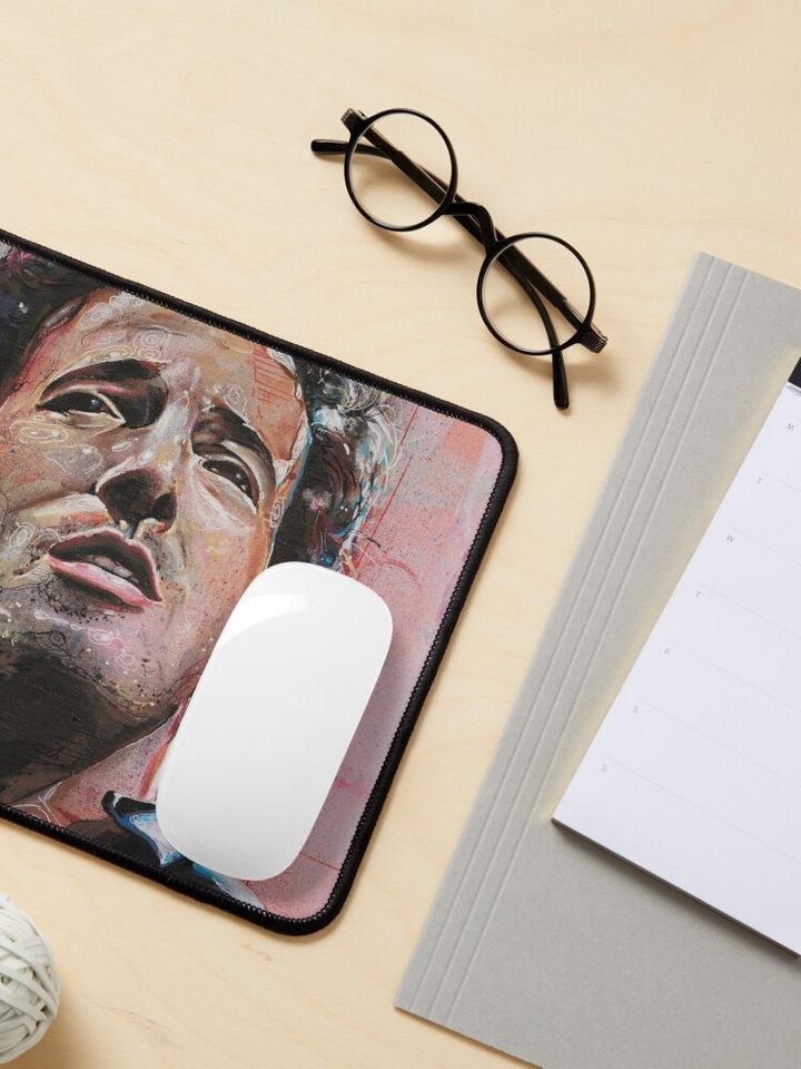 Bruce Springsteen painting Mouse Pad
