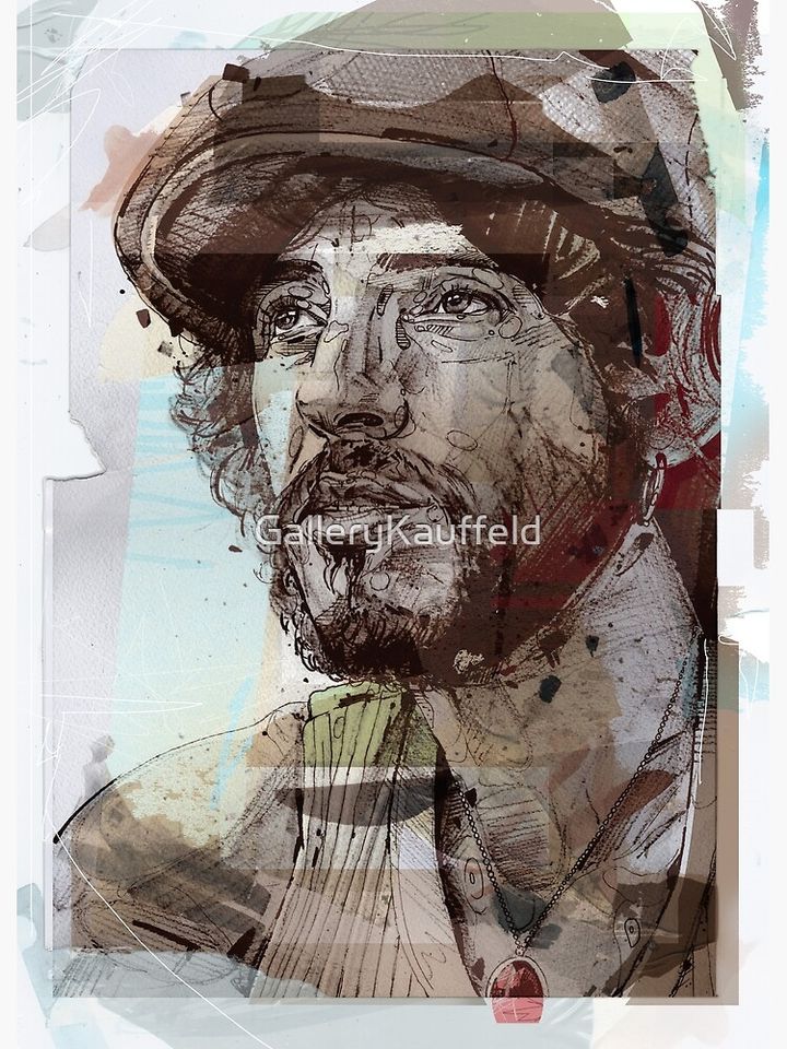 Bruce Springsteen sketch painting Poster