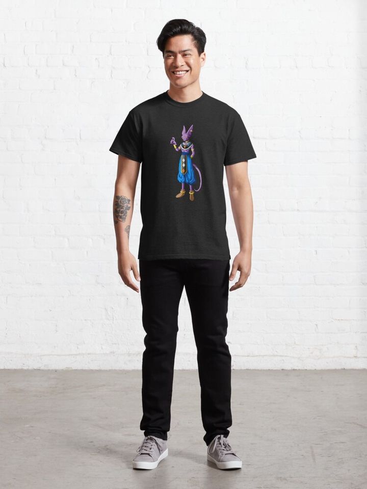 Beerus God of Destruction Dragon Ball Wiki  Classic T-Shirt