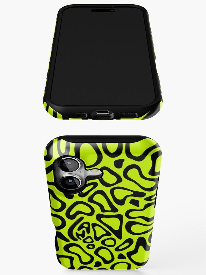 Lando Norris 2024 Helmet Pattern Black iPhone Case
