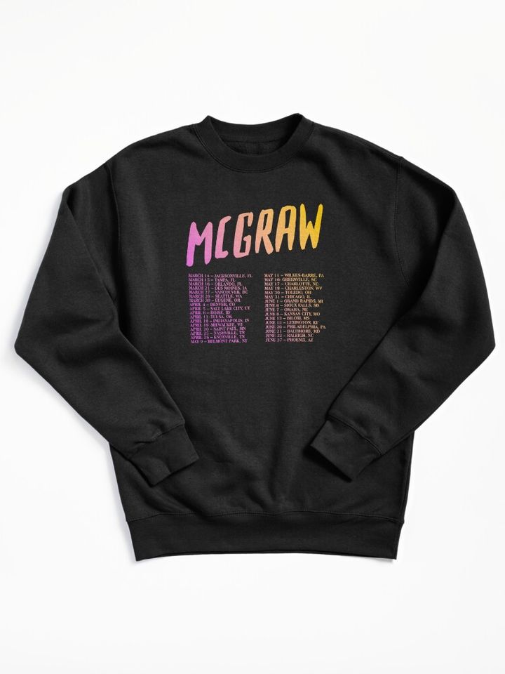 Tim McGraw 2024 Tour Standing Room Only Pullover Sweatshirt