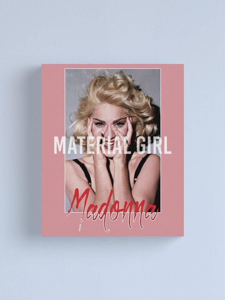 Madonna Material Girl Canvas Print