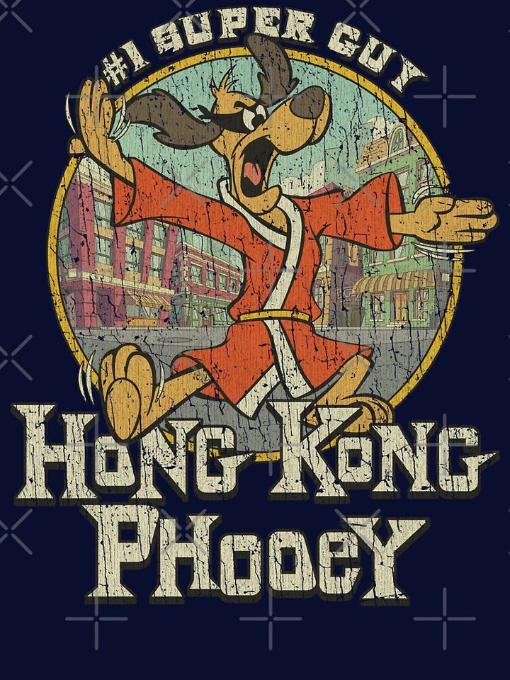 Hong Kong Phooey 1974 Oversized T-Shirt