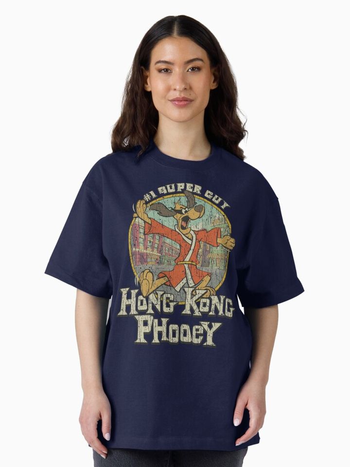 Hong Kong Phooey 1974 Oversized T-Shirt
