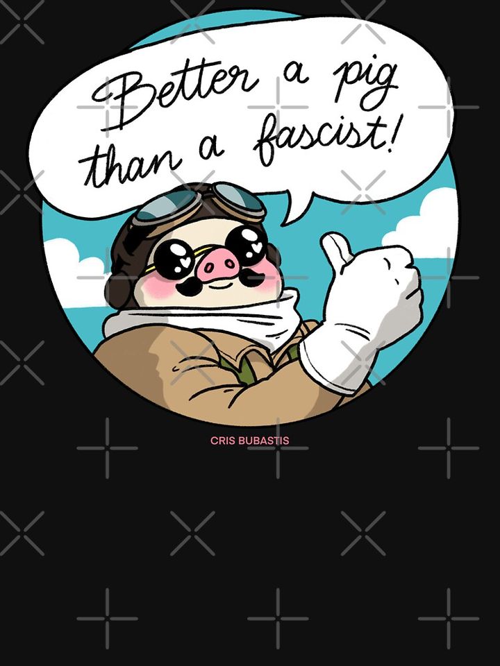 Better a pig than a fascist! Classic T-Shirt