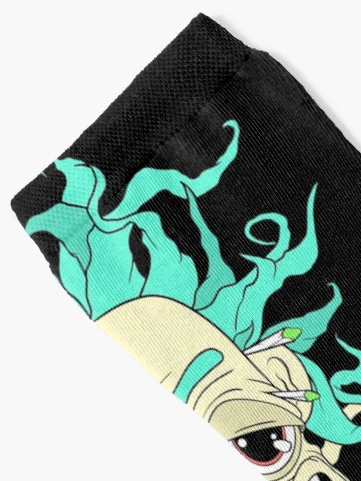Rick and Rickandmorty sanche Psychedelic  Socks