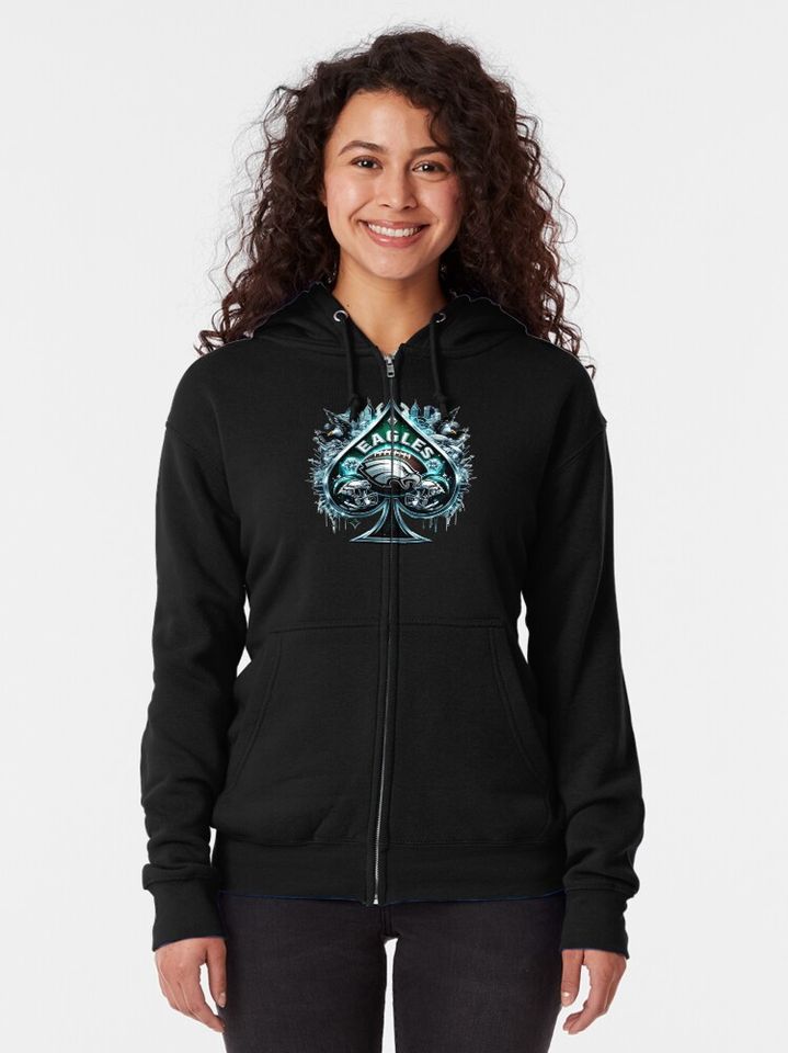 Eagles Zipped Hoodie for Men and Women