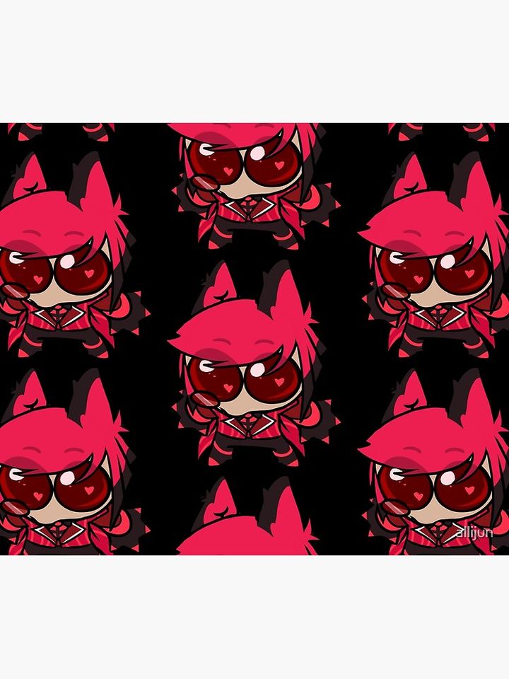 Chibi Goober Alastor Throw Blanket