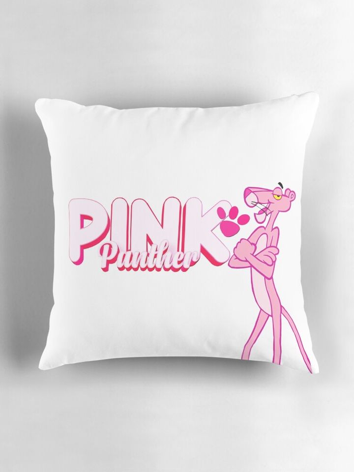 The Pink Panther design Throw  Pillow