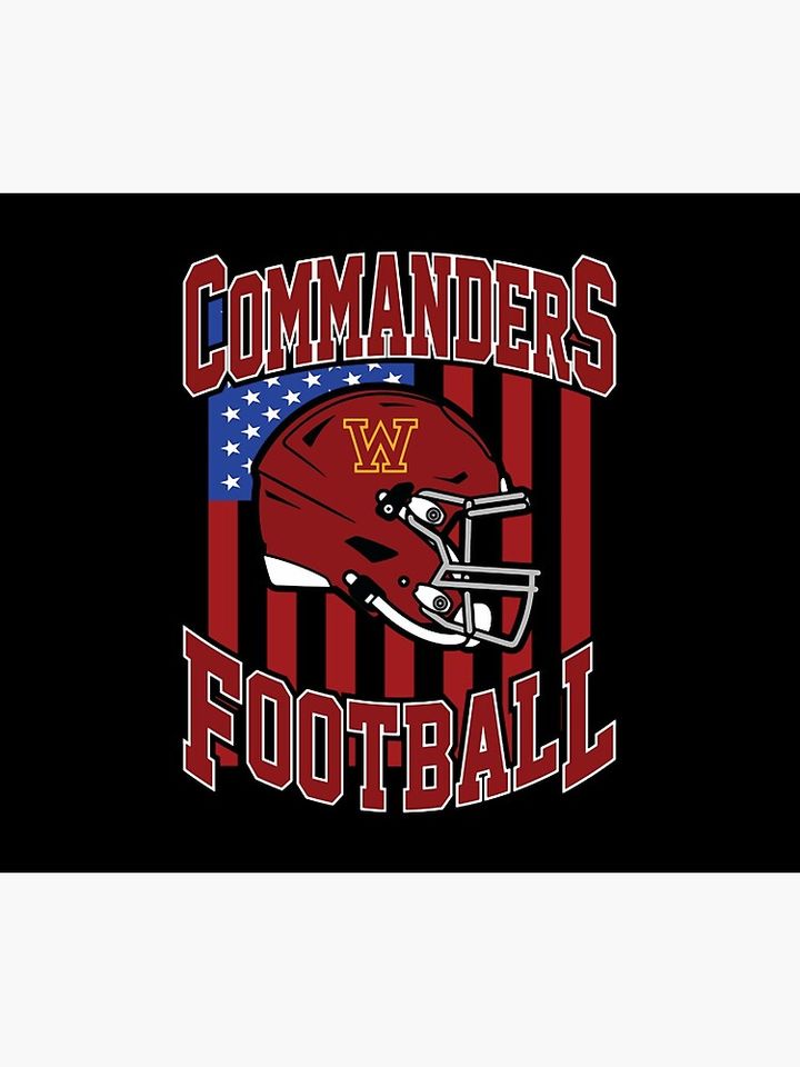 Art - washington commanders Throw Blanket