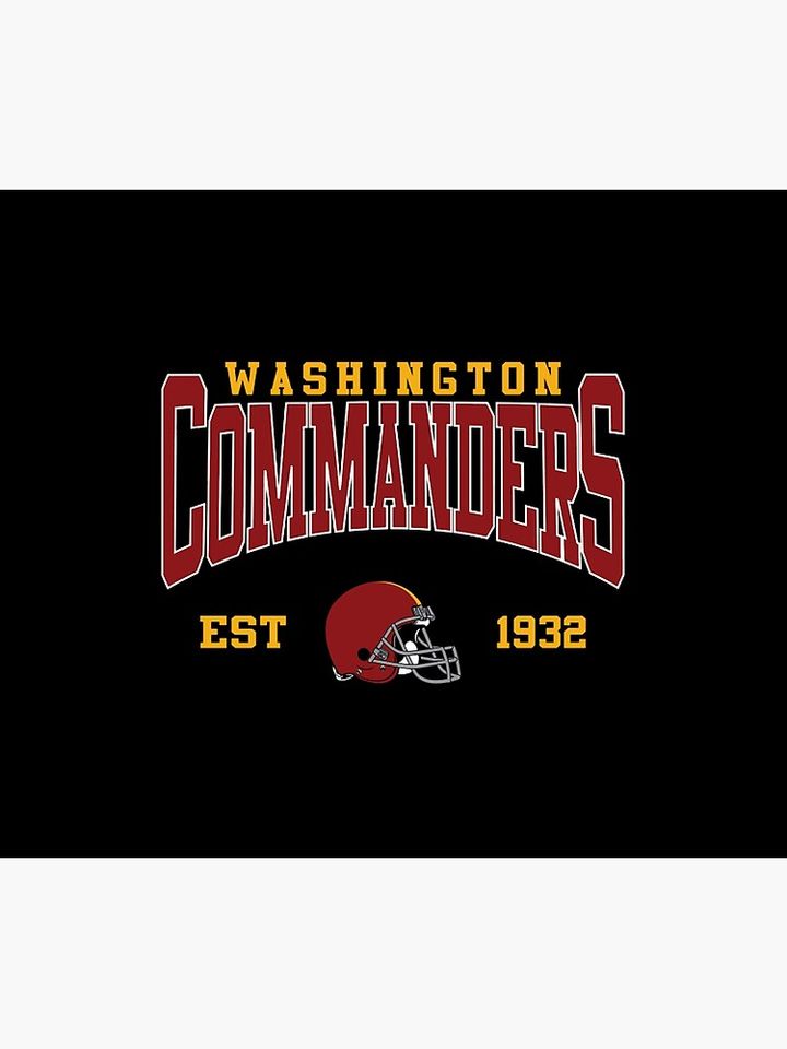 Art - washington commanders Throw Blanket