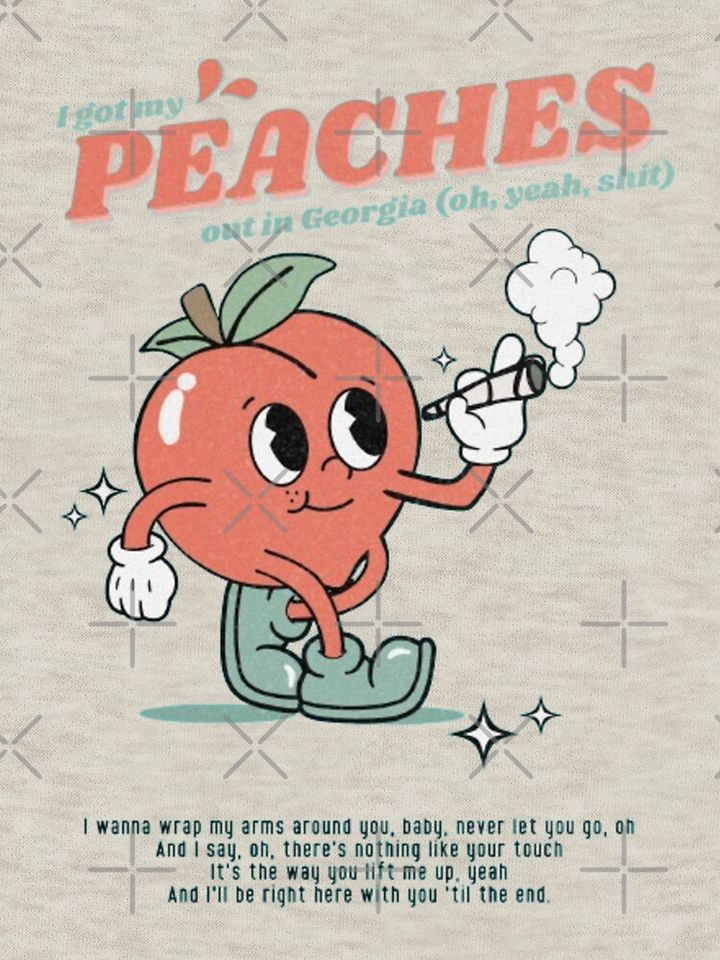 Peaches Justin Bieber Pullover Sweatshirt, Justin Bieber Unisex Sweatshirt