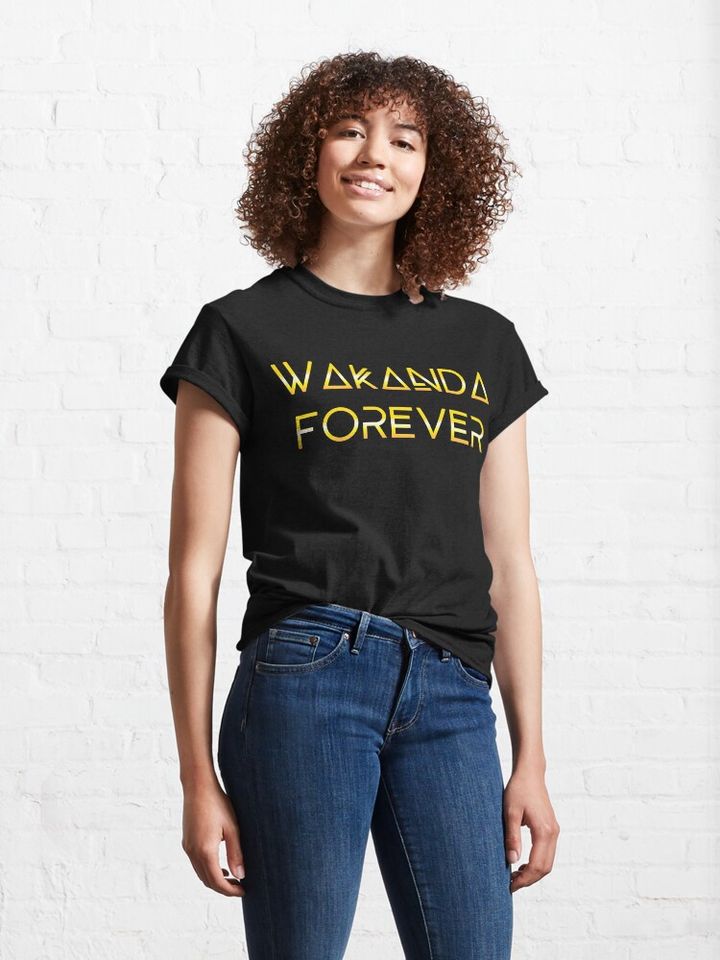 WAKANDA FOREVER Gold Classic T-Shirt