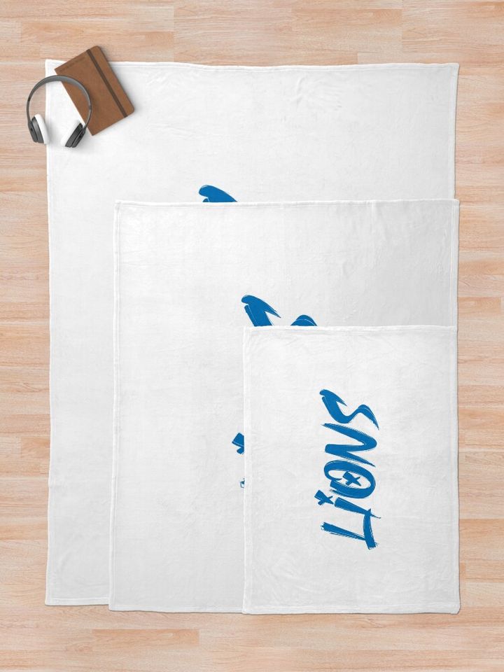 detroit lions Throw Blanket