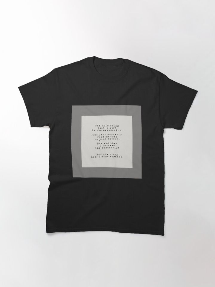 Taylor The Tortured Poets Department | the manuscript  Classic T-Shirt