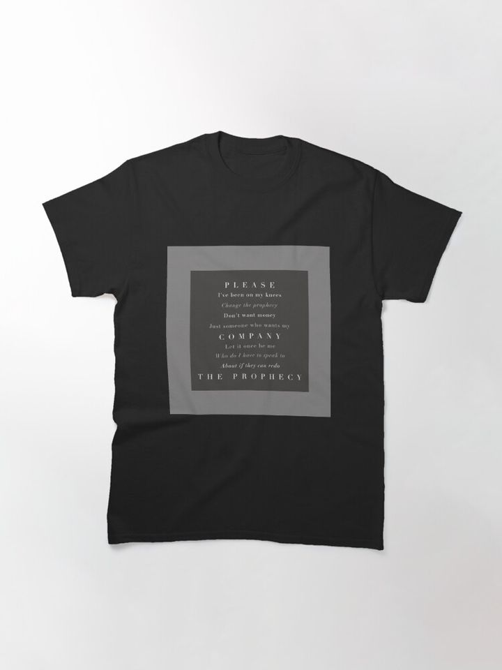 Taylor The Tortured Poets Department | the prophecy  Classic T-Shirt