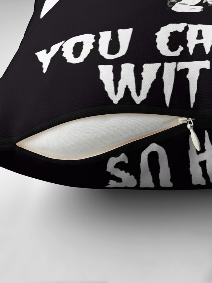 Wednesday Addams Lydia Deetz Nancy Gothic Goth Emo Pillow