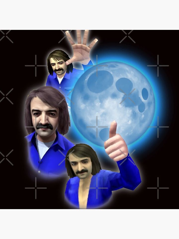 3x Playstation 1 Murat Erdem, aka Turkish Winker, full moon Clock, Funny Wall Clocks Decor