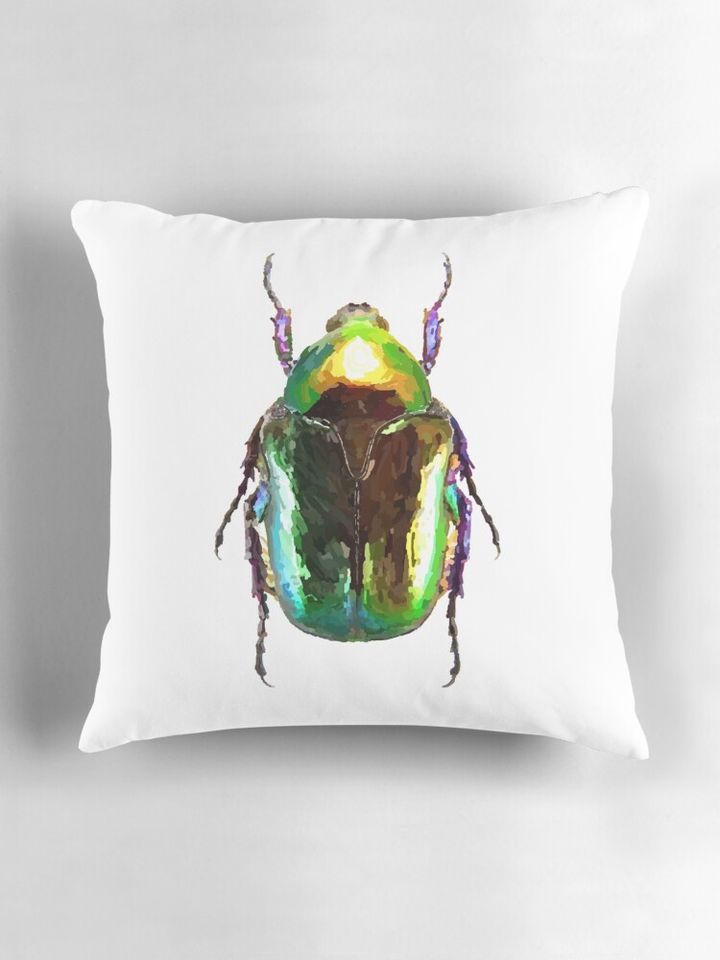 Christmas Beetle Pillow