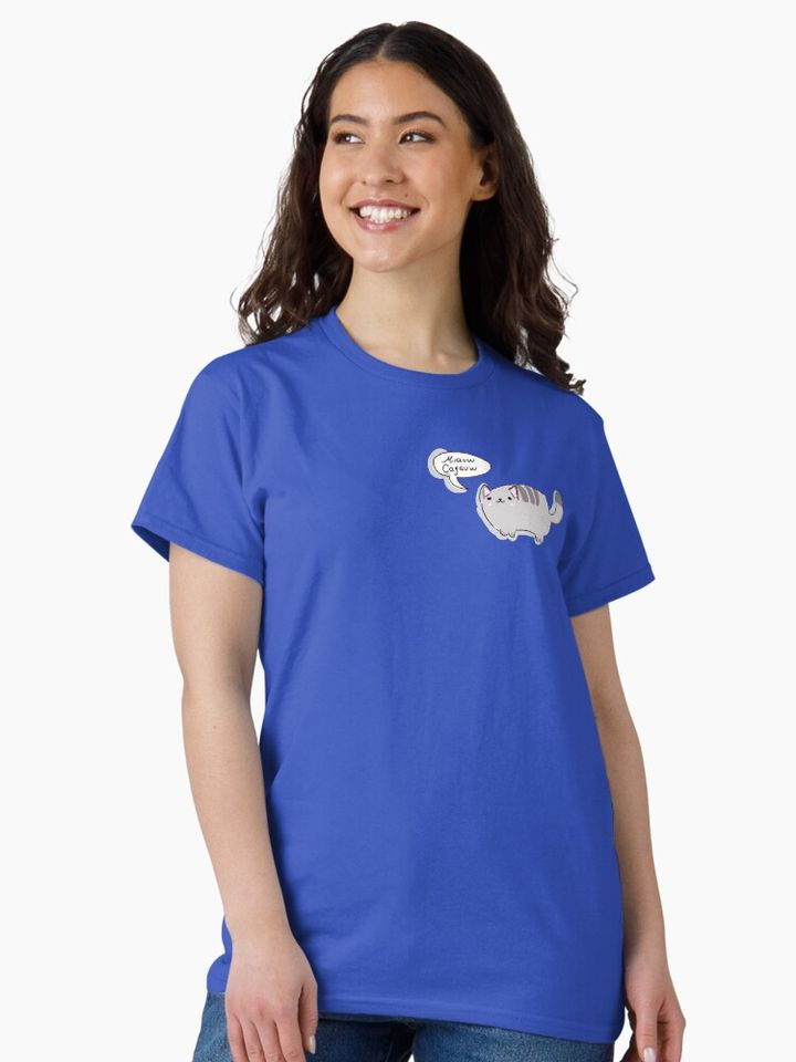 Gray Cat Classic T-Shirt