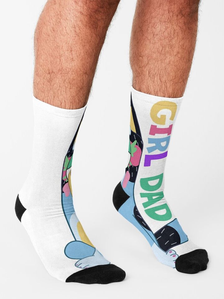 Girl Dad Socks, Gift For Him, Perfect Gift for Dad
