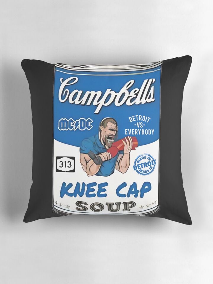 Detroit Lions Kneecap Soup Pillow