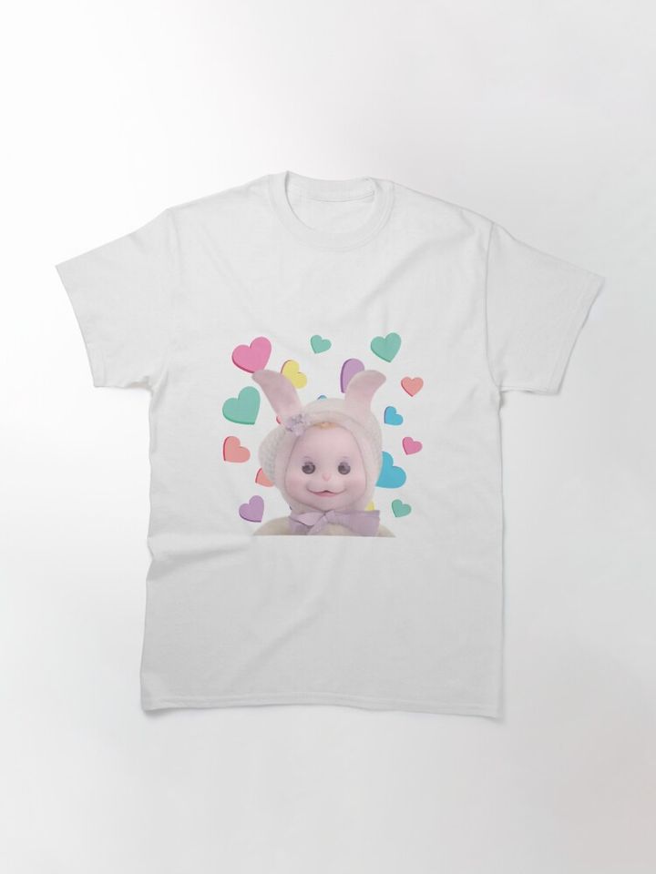 Trilogy Tour Rabbit Classic T-Shirt, Funny Art Cotton Short Sleeve T-shirt, Melanie Martinez Music Inspired Men Clothing for Fan, T-shirt for Music Lover