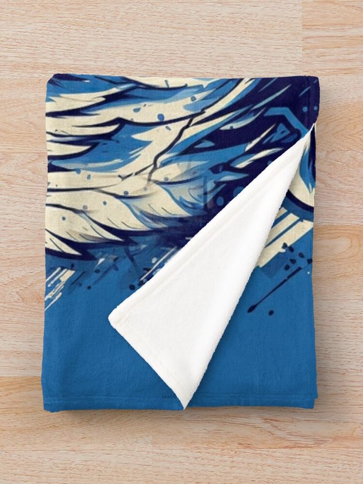 Detroit Lions Football Throw Blanket