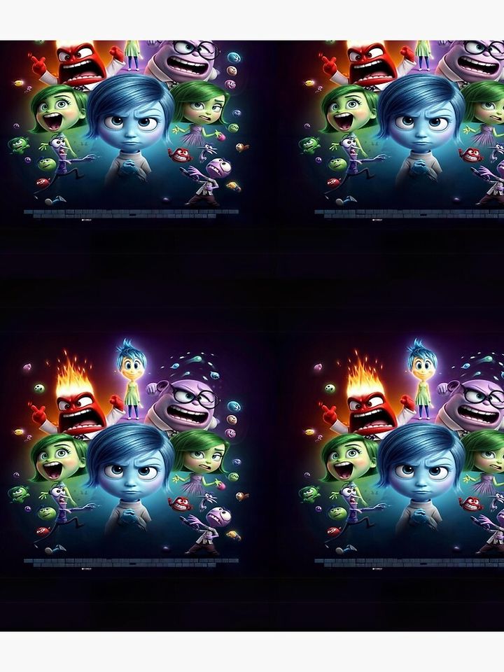 Inside Out 2 Backpack For Kids and Adults, Adjustable Shoulder Straps, Lightweight and Waterproof Backpack