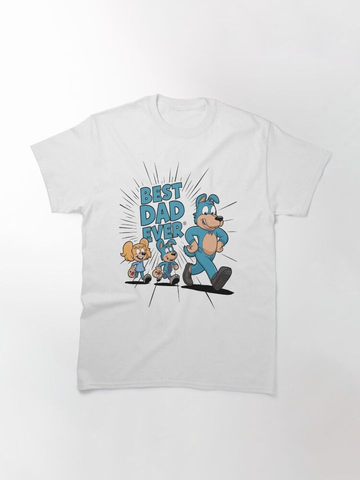 Best Dad Ever BlueyDad Classic T-Shirt