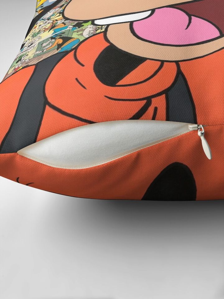 Comic Book Goofy Pillow