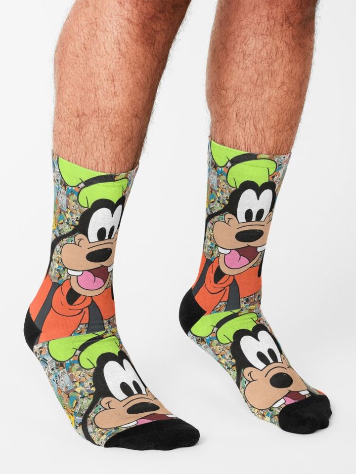 Comic Book Goofy Socks