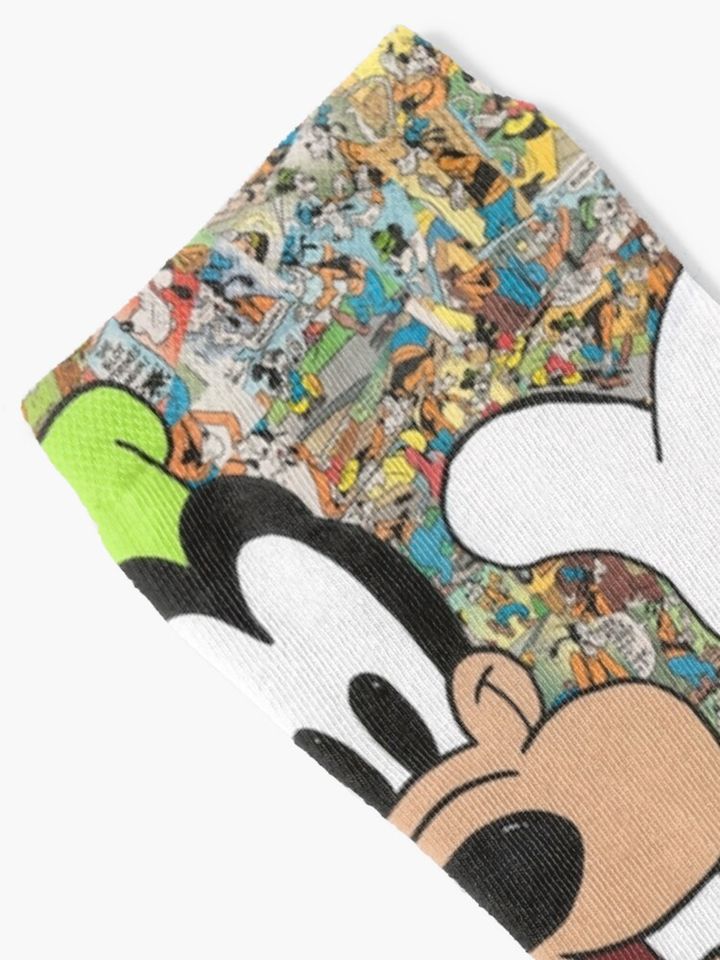 Comic Book Goofy Socks