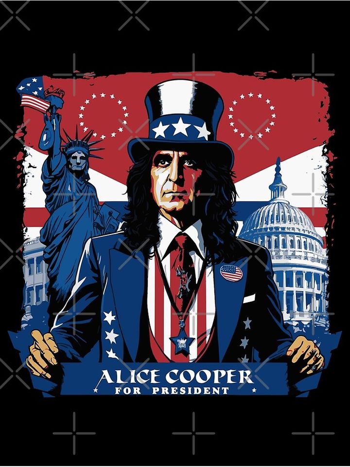 Alice Cooper For President Poster