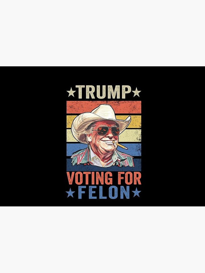 Trum cowboy voting for feln Jigsaw Puzzle