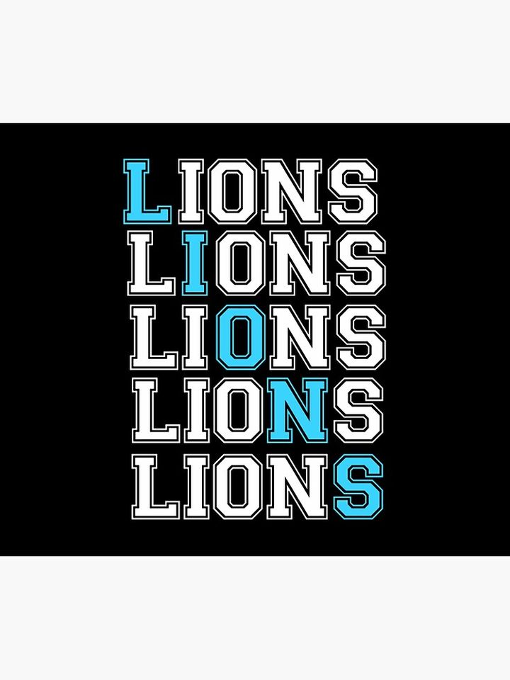 Art - Detroit Lions Throw Blanket