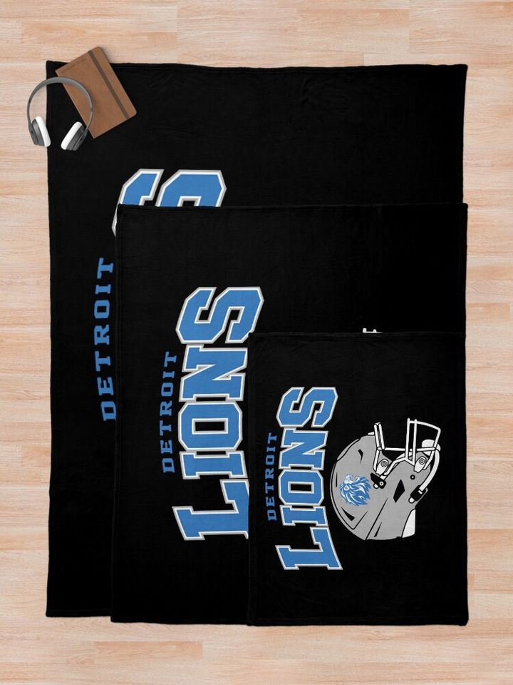 Art - Detroit Lions Throw Blanket