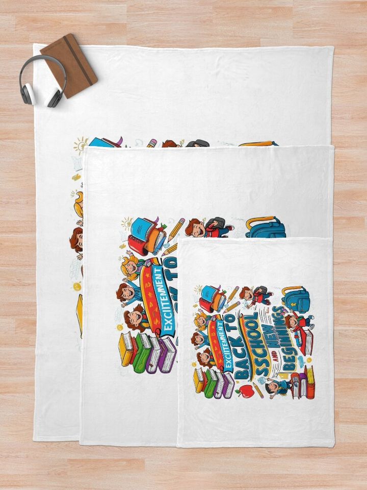 Back To School Throw Blanket