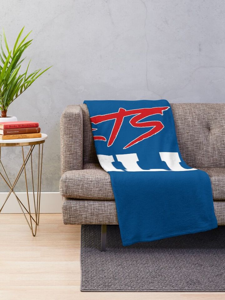 Lets go Bills Throw Blanket