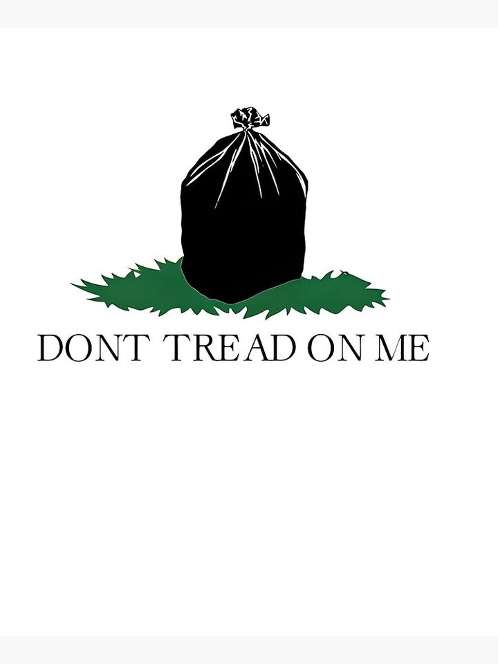 Don't Tread On Me Garbage for Trump  Apron