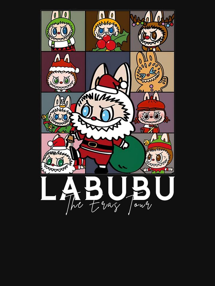 Labubu Cute Christmas Pullover Sweatshirt