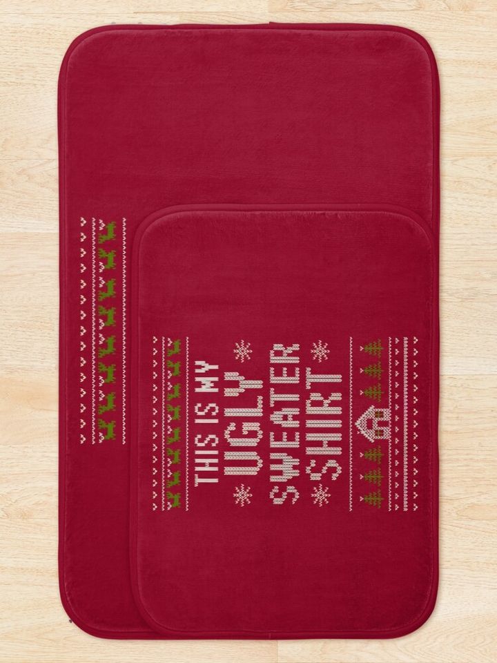 Ugly Sweater Bath Mat