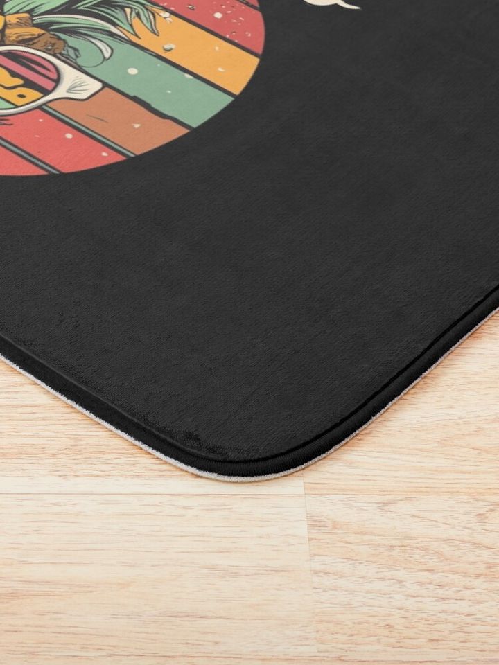 Pineapple Christmas Bath Mat