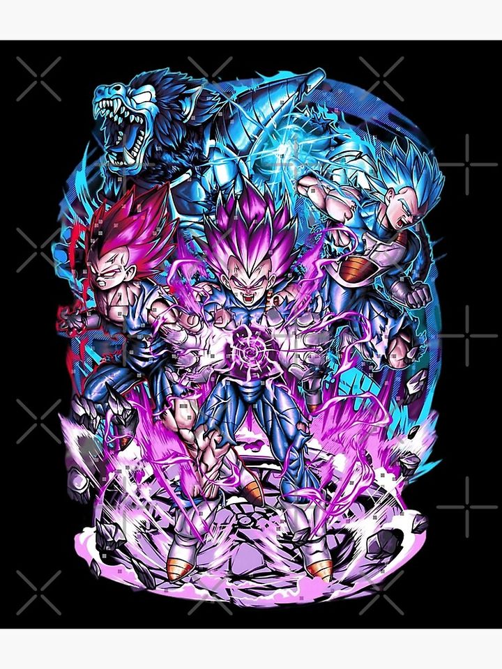 Dragon Ball Vegeta  Backpack, Gift for Fan, Back to School Gift for Kids Fan