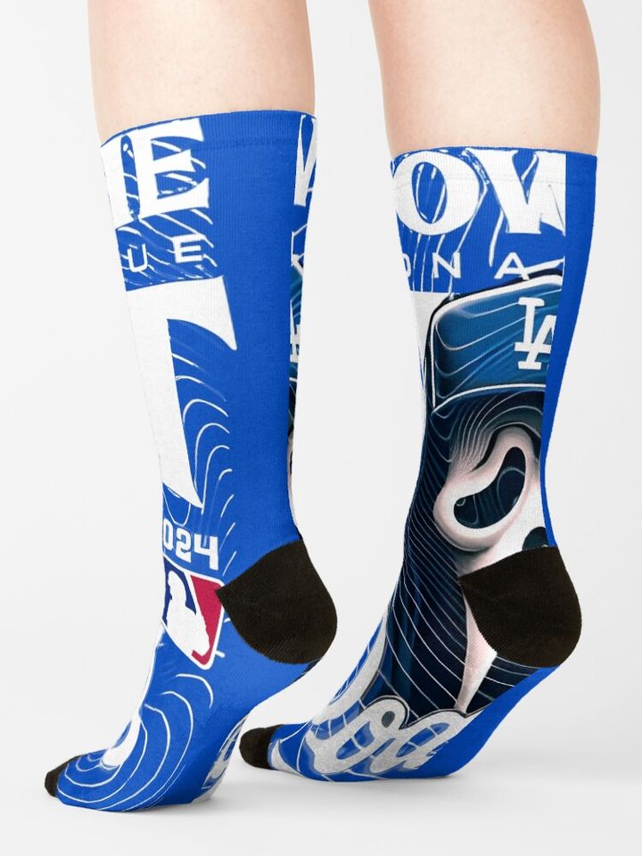 Our Spirit Dominates West LA Baseball Ghost Face Socks