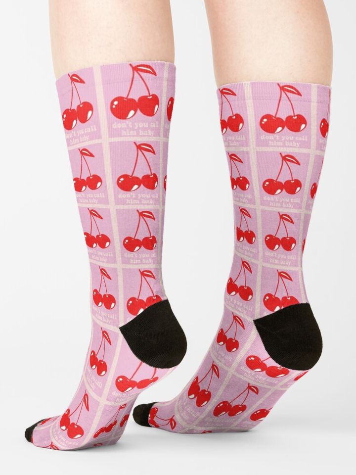 don’t you call him baby - Harry cherry Socks