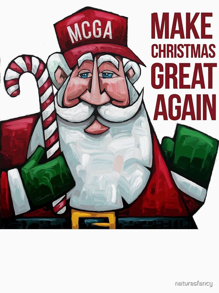 Funny Santa Claus Make Christmas Great Again Classic T-Shirt