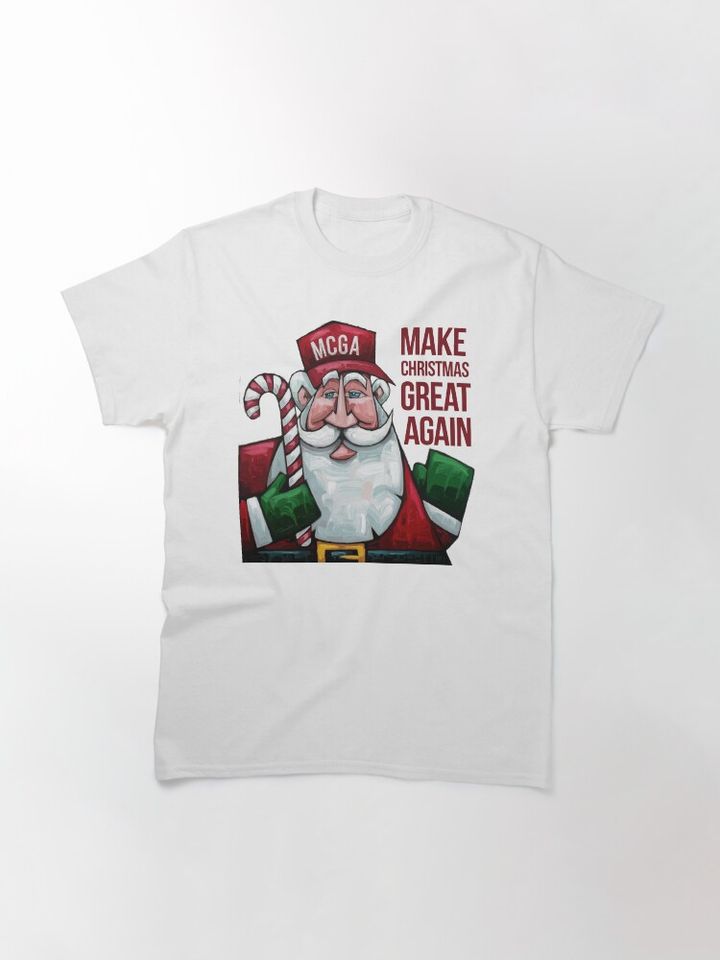 Funny Santa Claus Make Christmas Great Again Classic T-Shirt