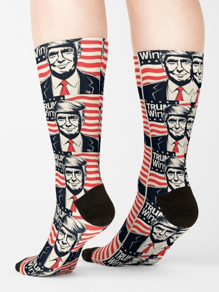 Donald Trump Wins 2024 Socks